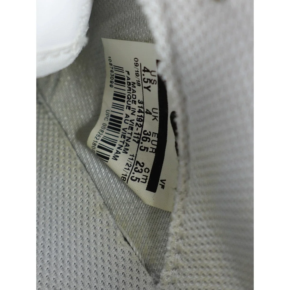 Nike Air Force 1 Low Custom Leah Kirsch White Graffiti Script AF1 4.5Y 6 Women‎